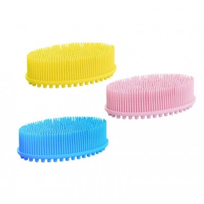 Gentle Exfoliating on Softer Glowing Skin Gentle Massage for Silicone Bath Brush